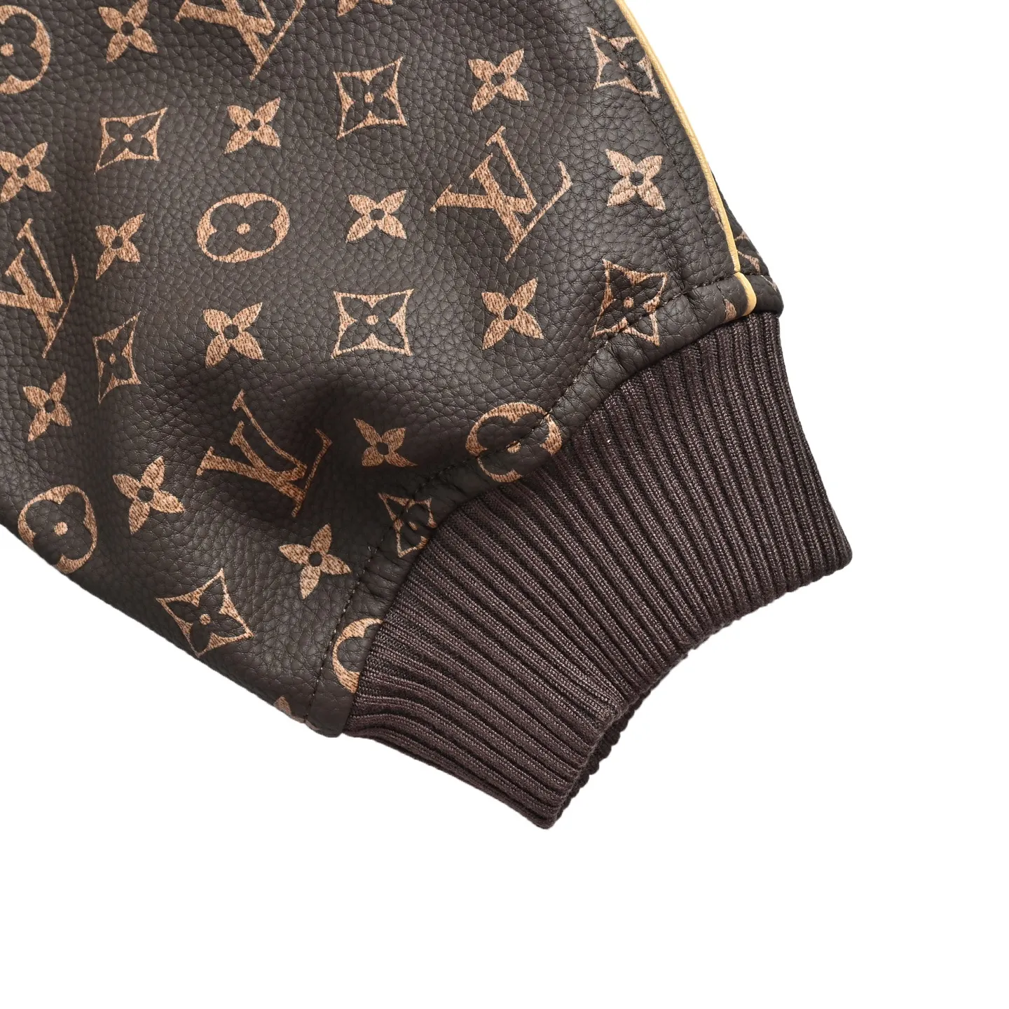 Louis Vuitton/Louis Vuitton old flower printed leather jacket